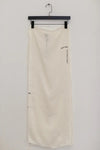 BASERANGE wrap skirt SKWPG-SL-SP24 undyed
